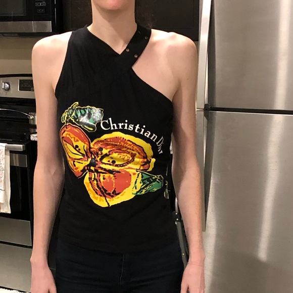 VINTAGE CHRISTIAN DIOR TOP - Picture 6 of 7